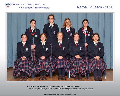 Netball V Team 2020