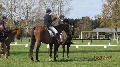 Sisters checking the test