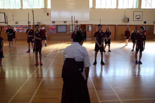 Japanese martial art Naginata