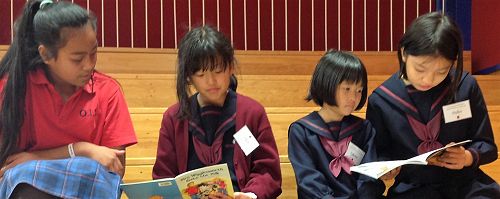 The students enjoyed reading stories about New Zea