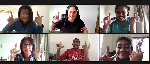 Zoom class with Kaori