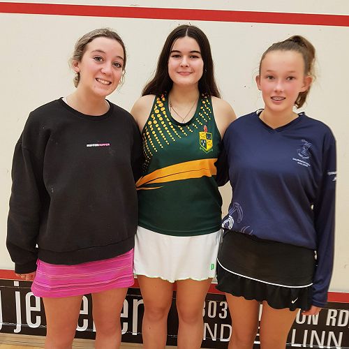 Division 1 Individual Place Getters, 1st Katie Templeton A2 KatiKati College, 2nd Emma Merson B1 Mount College, 3rd Ella Hill Tauranga Girls' College