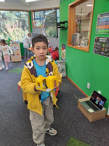 Lego Lunchtimes in the Library - Jason