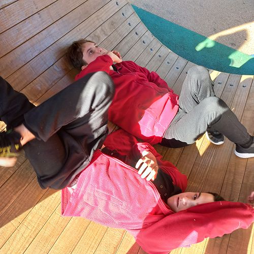 We love walking along the esplanade to the Sumner playground. Jacob and Owen love to spend time in the tunnel, especially if someone has the strength to move them.