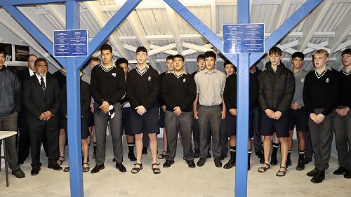 Grandstand Changing Room Blessing