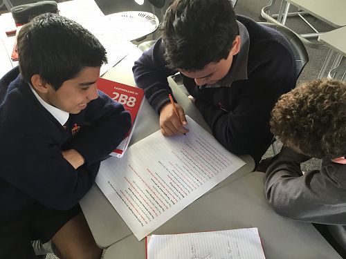 Collaborative poetry, inspired by red, white and black #theyareus as part of the Get NZ Writing Challenge.