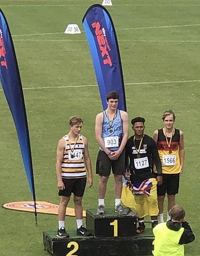 Lachie Cameron receives Gold Medal