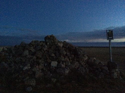 Day 10 Cairn of stones on Camino A Yudego, Iglesias