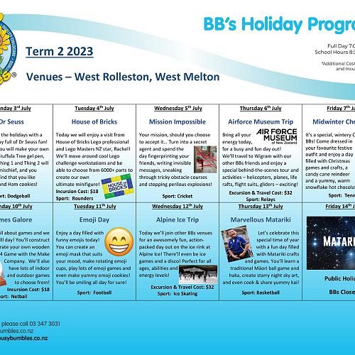BB's Holiday Programme WM