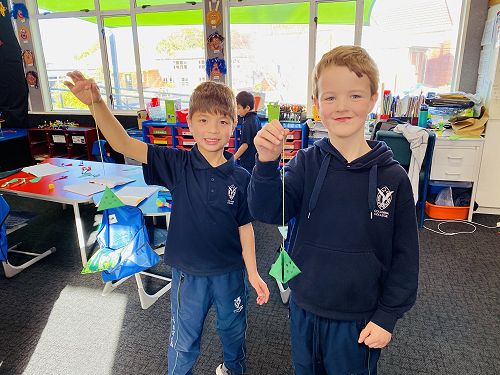 Year 2 Sammy Walker and Gabriel Cosgrove dumpling