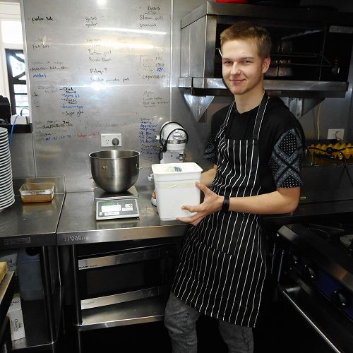 Carl Webber assistant chef at The Oxford