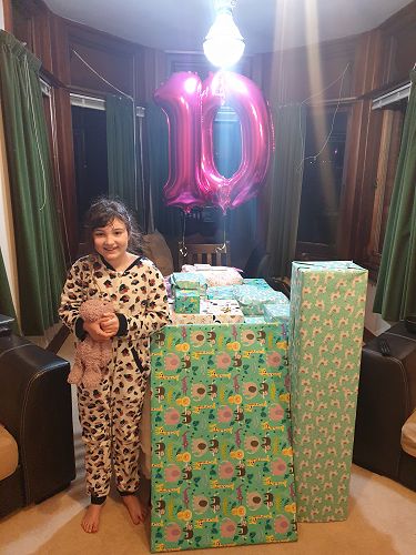 India turned 10 on 21st of August. She was meant to host a sleepover with a few of her friends which has been postponed. 