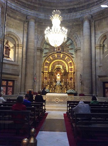 Day 26 Side altar in Santiago Cathedral