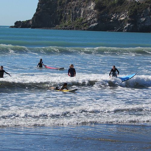 Room 3's Learn to Surf lessons at the end of Term 1