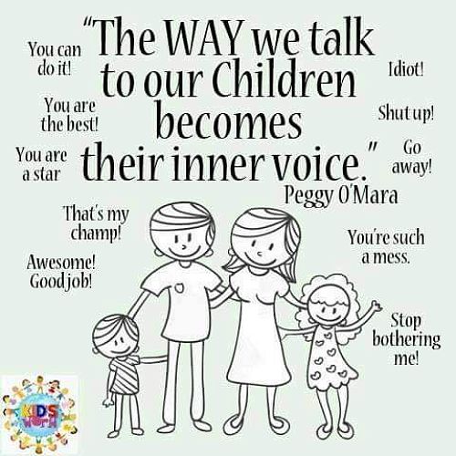 The WAY we talk to our children
