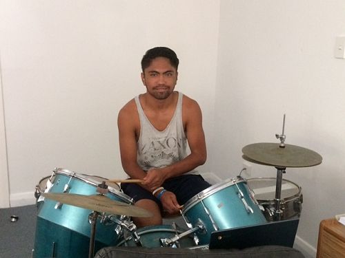 Playing the drums 2018