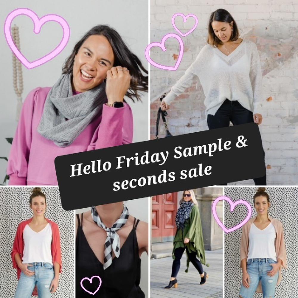 Hello Friday Sample & Seconds Sale