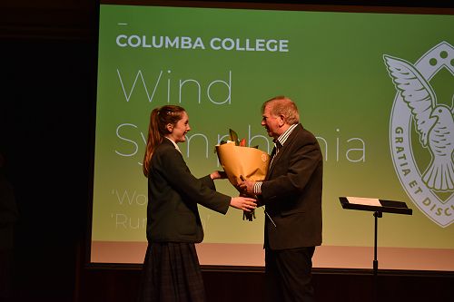 Elloise Cameron thanks Mr Barry Rutledge