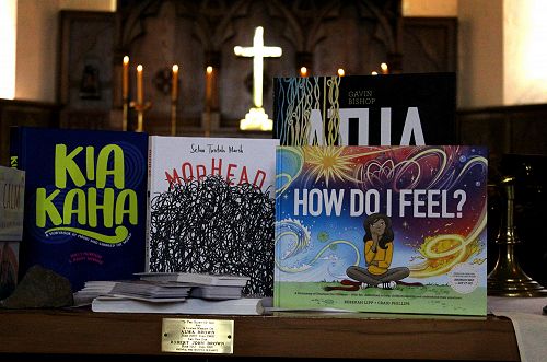 Mental Health Resources donated to the Port Chalmers School by Holy Trinity Church. 