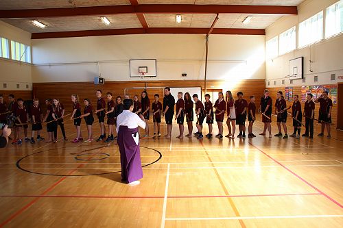 Japanese martial art Naginata