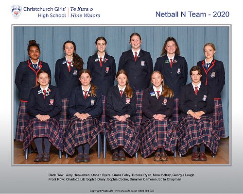 Netball N Team 2020