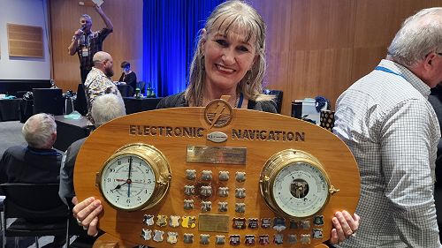 Donna Wells - Electronic Navigation Shield Recipient, 2023