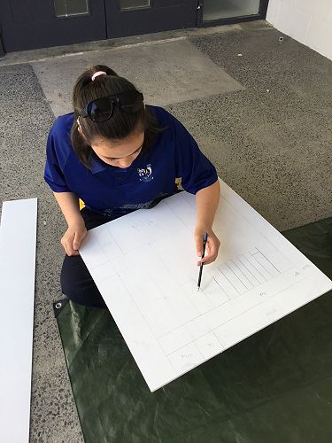 Ariana, drawing outline