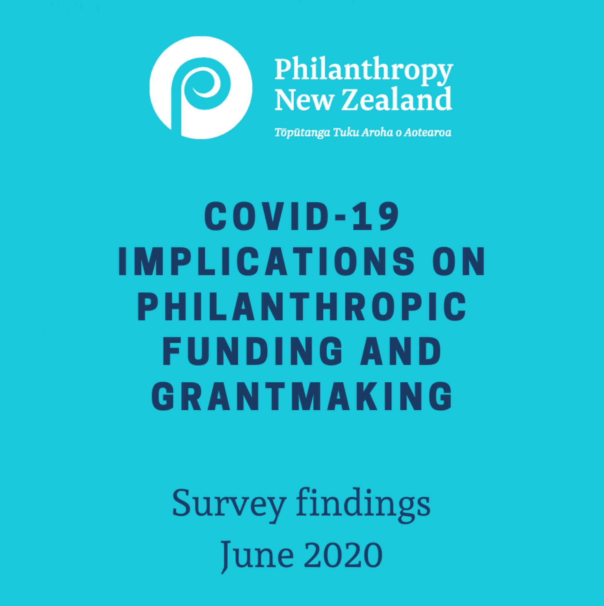 Covid-19 implications on philanthropic funding and grantmaking - Survey  findings June 2020