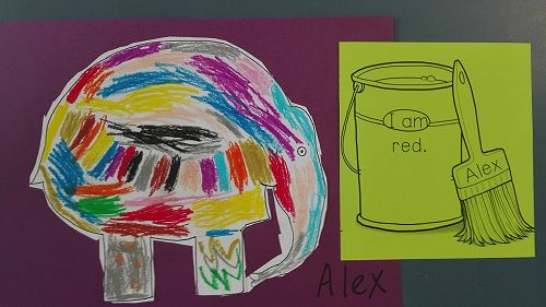 E is for Elmer the Elephant