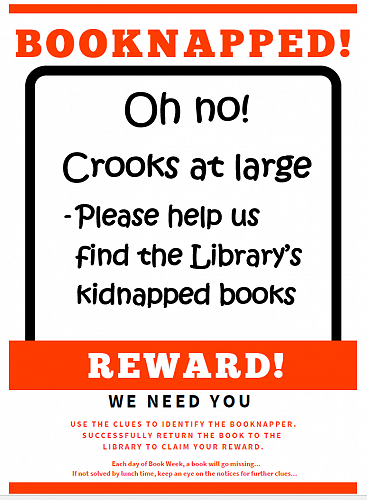 Kidnapped books - Book Week 2019