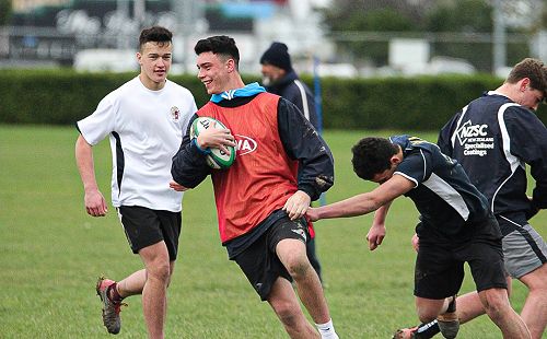 Dave Rennie joins PNBHS 1st XV for their Training Camp