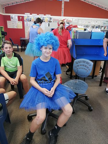 Sam! Going above and beyond in support of his house. 