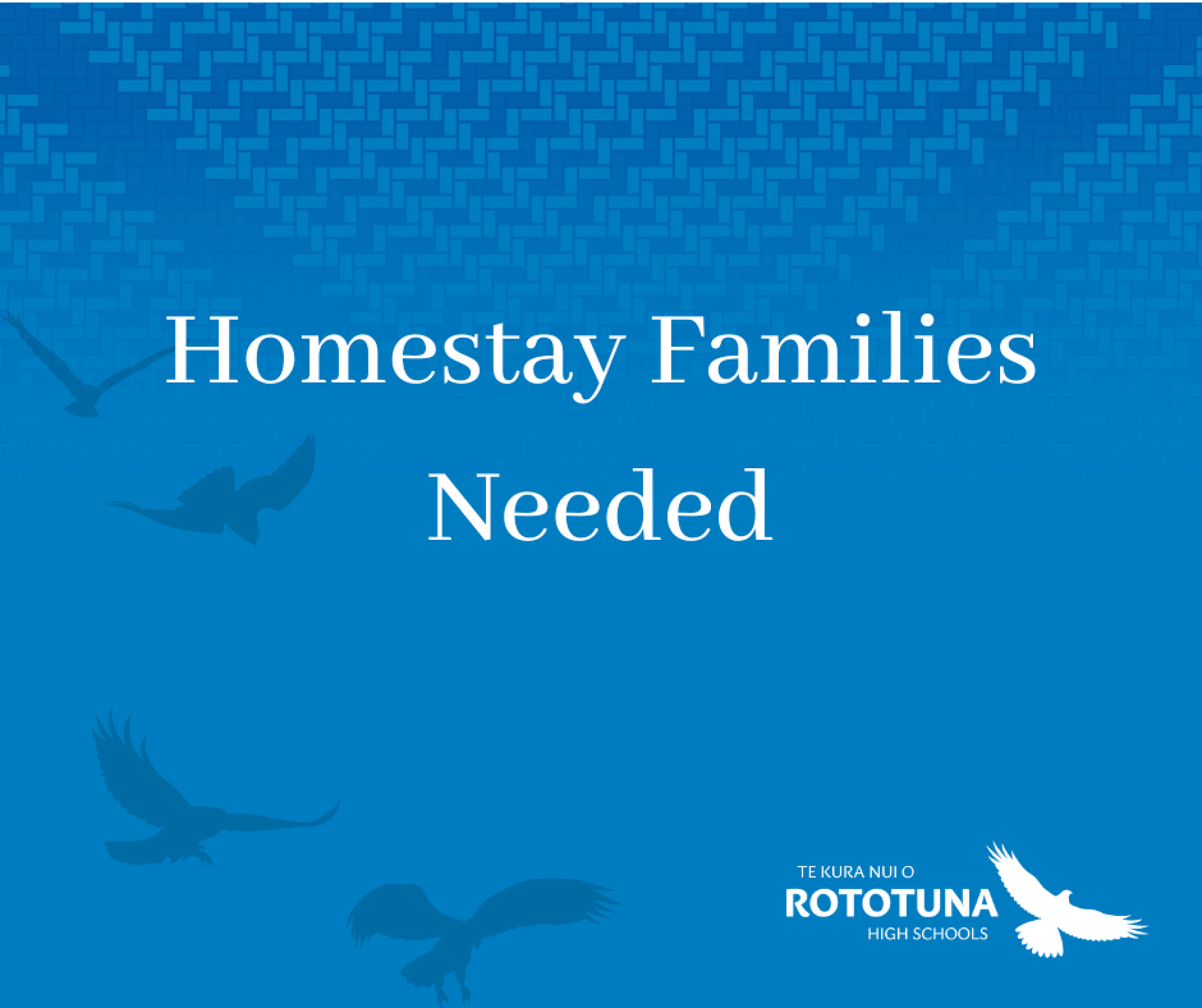 Makuhari Homestay Placements Needed