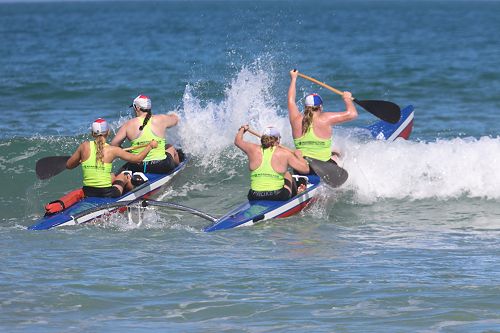 A flying start for the canoe race team