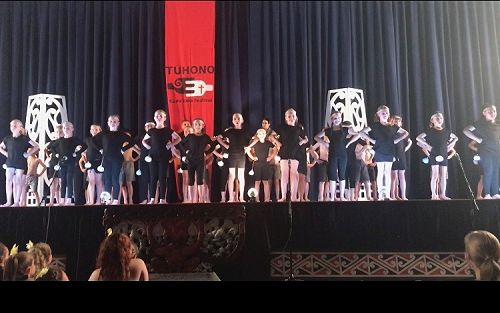 Our Kapahaka performers at the Tuhono festival.