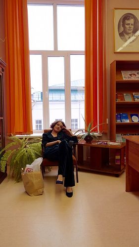 The composer Sofia Filyanina, who set David Howard's 'Roll of Honour'.