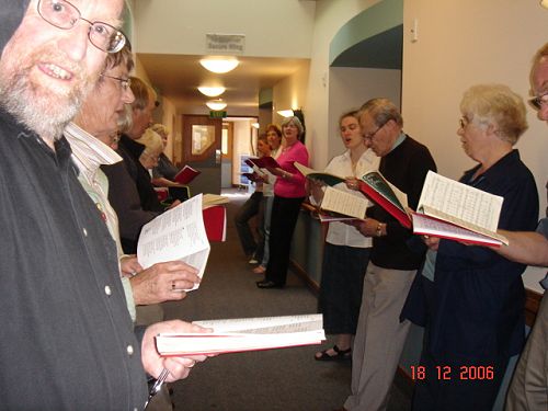 Resthome Carol singing back in 2006 