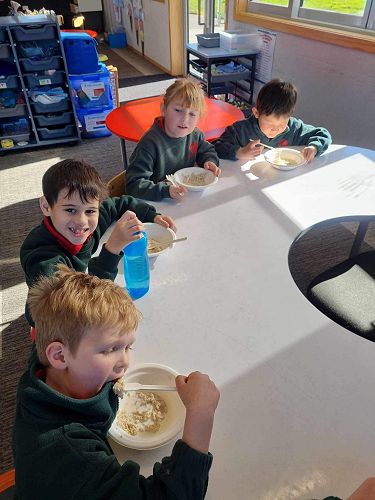 "This porridge is yum!"