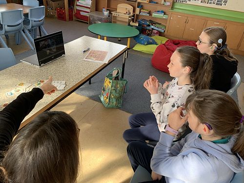 Learners zooming with Oamaru and Christchurch