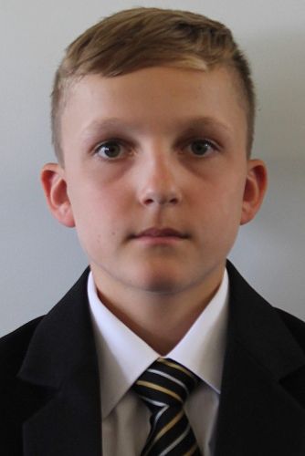 Junior oak reciepient, Cameron Bird