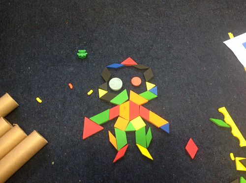 Look what exploring with shapes can make:-)