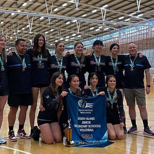 Nayland College Junior A Girls Volleyball - South Island Junior Secondary Schools Champions 2022