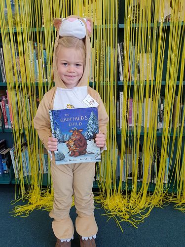 Students enjoying Fictional Character Dress Up Day