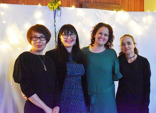 Arts team: Ms Berconskas, Mrs Harris, Ms Casbolt, Ms Andrew