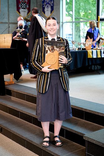 Jessica Scatchard awarded the Wayne O'Brien Trophy