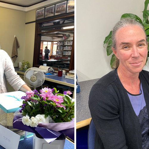 Mrs Kennedy and Mrs Groube