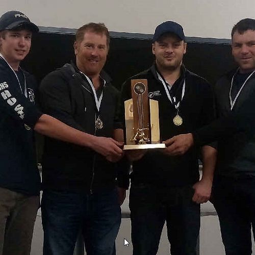 Hamish Walker, Warren Dobson, Scott Becker, and Sean Becker