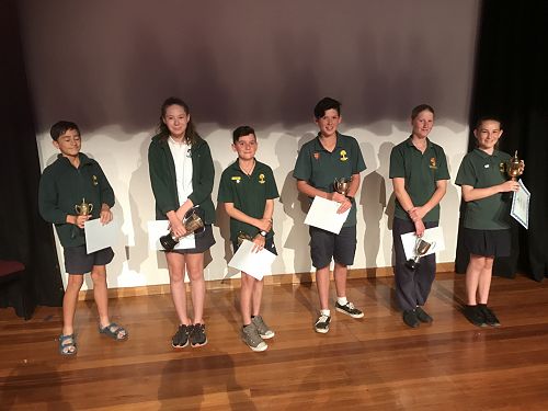 Academic and Leadership cup winners 2016