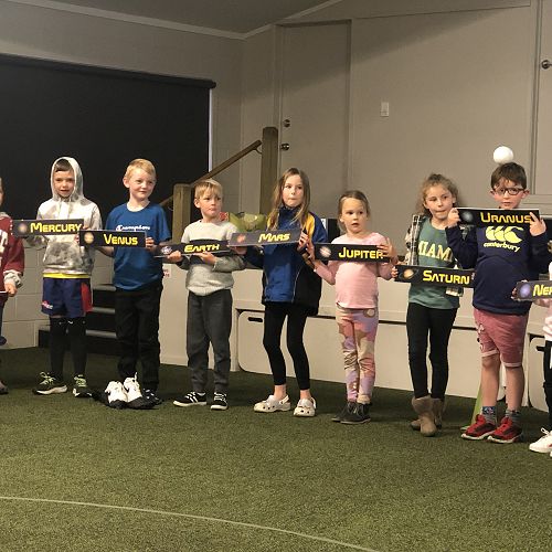 Juniors visiting the Astronomical Society