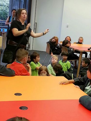 Koru Hub's trip to the National Library